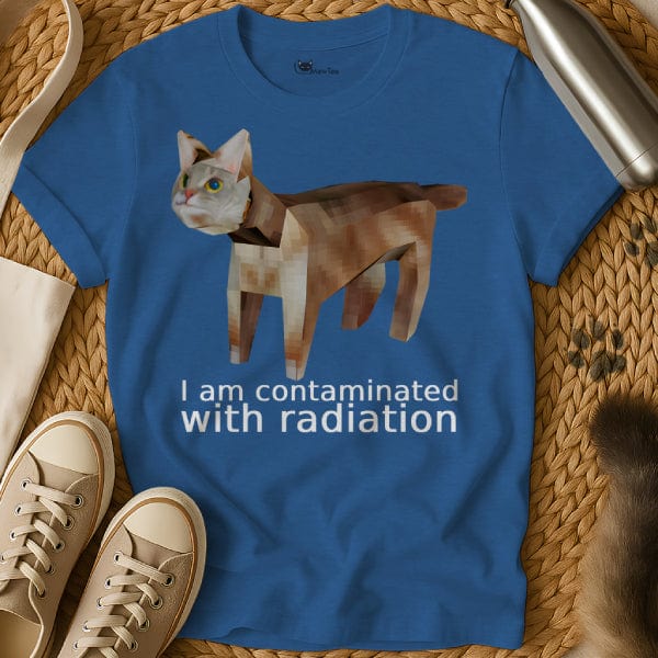 MewTee Blue / S Radiation Shirt | Cat Tee