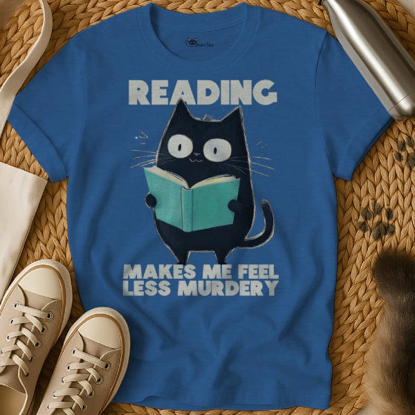 MewTee Blue / S Read Tee Shirt | Cat Tee