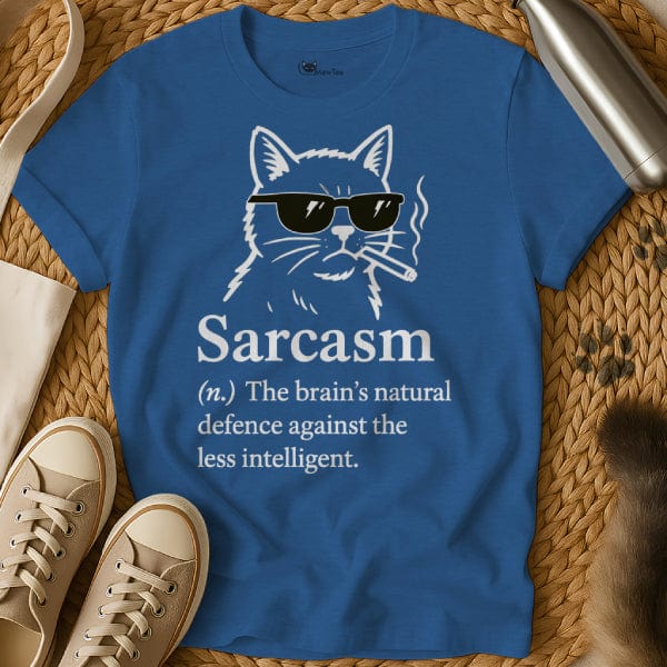 MewTee Blue / S Sarcasm Shirt | Cat Tee