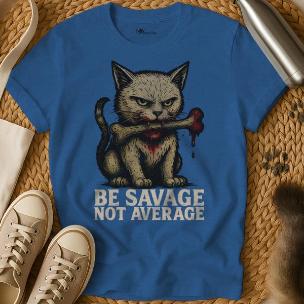 MewTee Blue / S Savage Shirt | Cat Tee