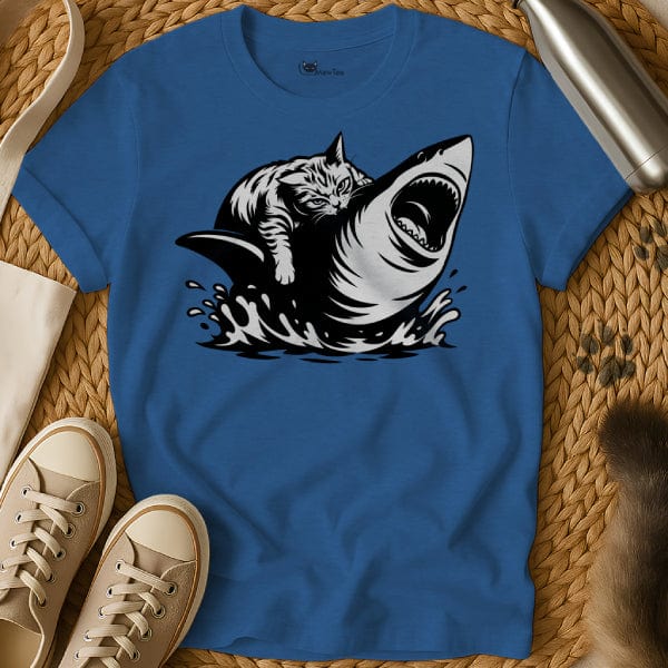 MewTee Blue / S Shark Cat Shirt