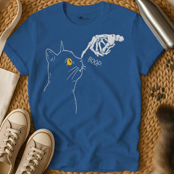 MewTee Blue / S Skeleton Shirt | Cat Tee