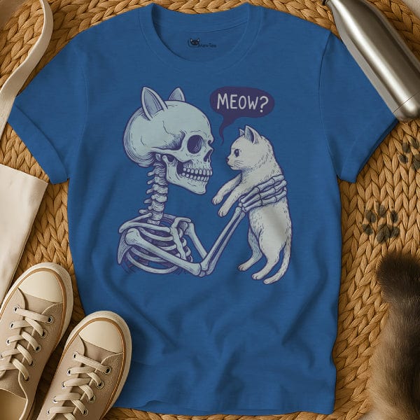 MewTee Blue / S Skull Cat Shirt