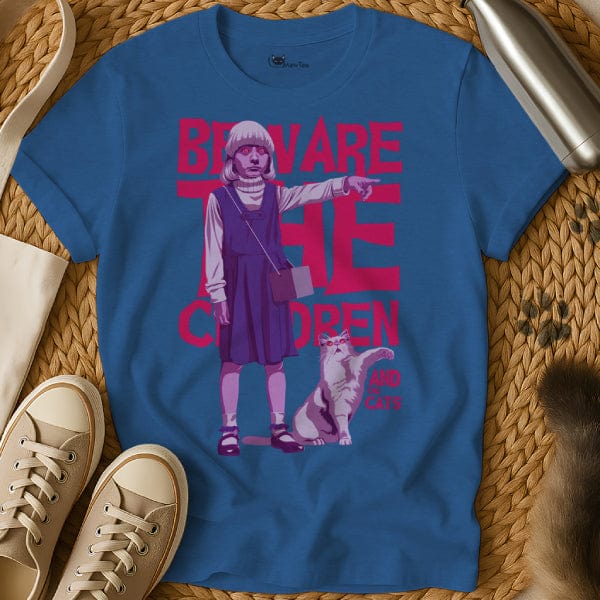 MewTee Blue / S Village of the Damned Cat Tee
