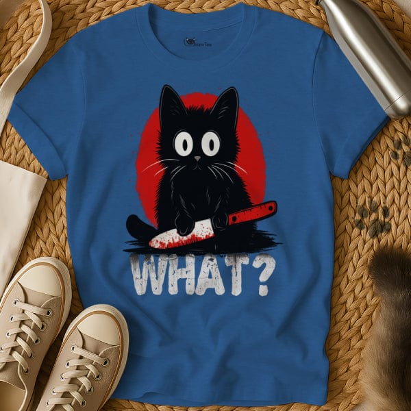 MewTee Blue / S What Shirt | Cat Tee