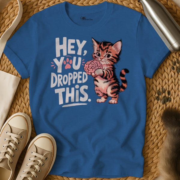 MewTee Blue / S You Dropped This Shirt | Cat Tee
