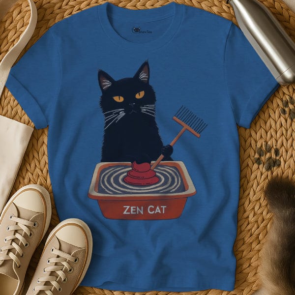 MewTee Blue / S Zen Cat Shirt | Cat Tee