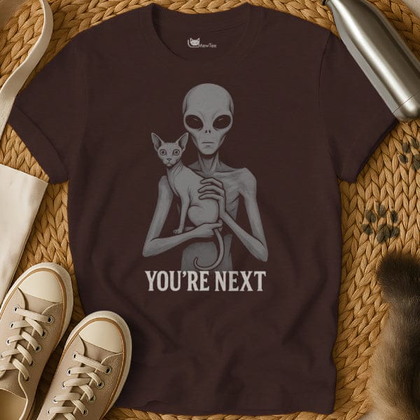 MewTee Dark Chocolate / S Alien Shirt