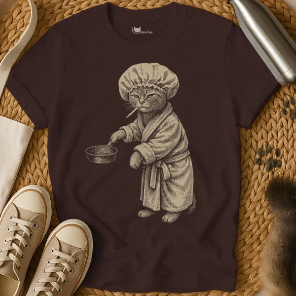 MewTee Dark Chocolate / S Cooking Cat Meme Tee