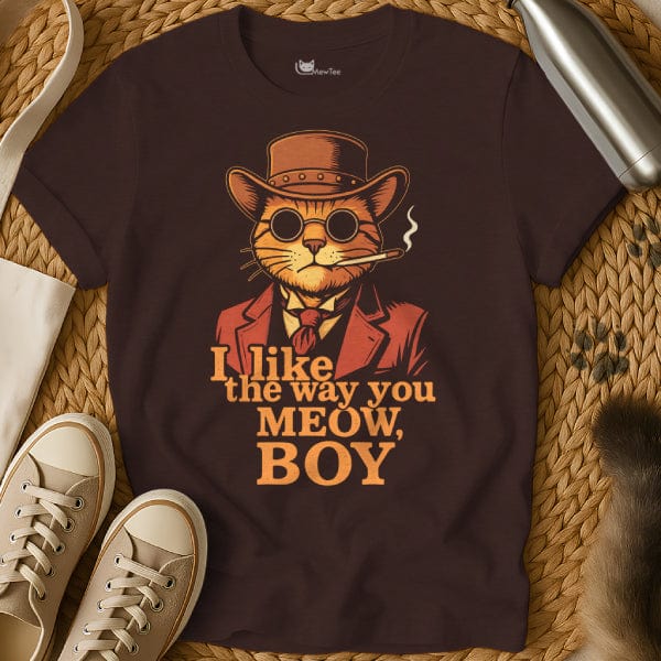 MewTee Dark Chocolate / S Django T Shirt | Cat Tee