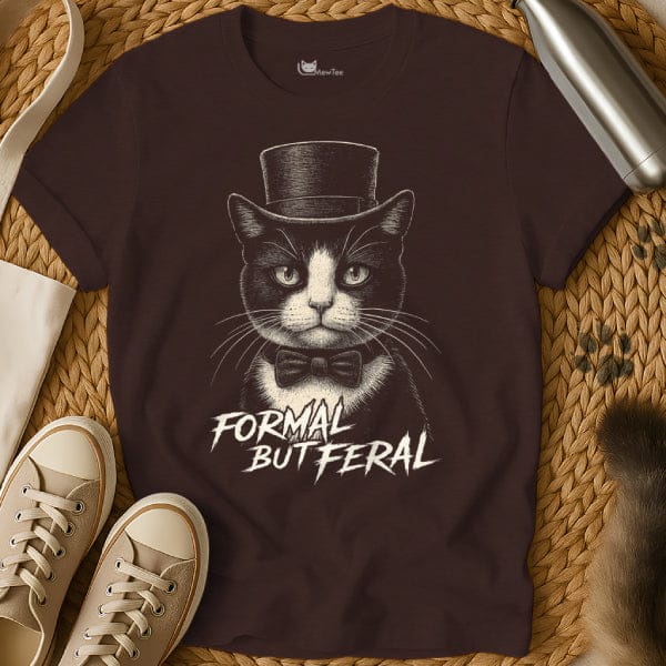 MewTee Dark Chocolate / S Formal Cat Shirt
