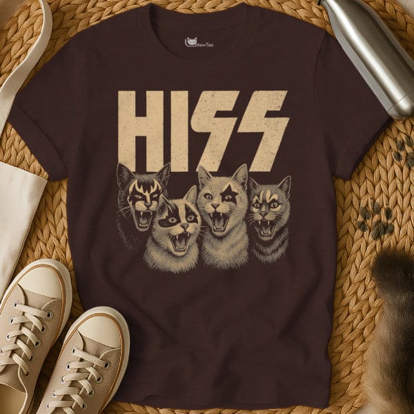 MewTee Dark Chocolate / S Hiss T Shirt