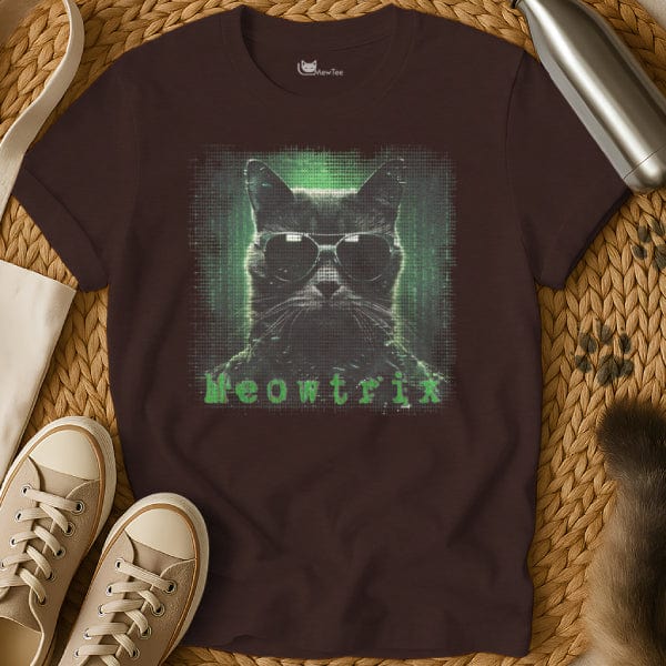 MewTee Dark Chocolate / S Matrix T Shirt | Cat Tee