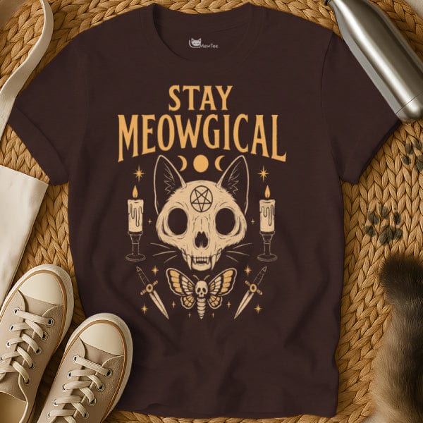 MewTee Dark Chocolate / S Stay Magical | Cat Tee