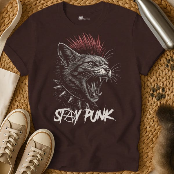 MewTee Dark Chocolate / S Stay Punk Shirt