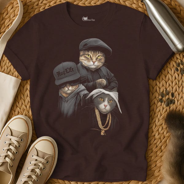 MewTee Dark Chocolate / S Thug Life Shirt