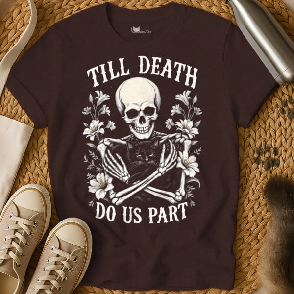 MewTee Dark Chocolate / S Till Death Do Us Part Shirt | Cat Tee