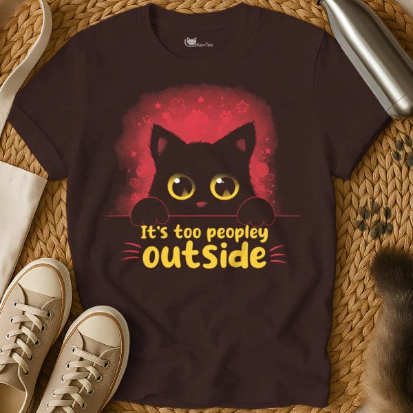 MewTee Dark Chocolate / S Too Peopley Meme Shirt