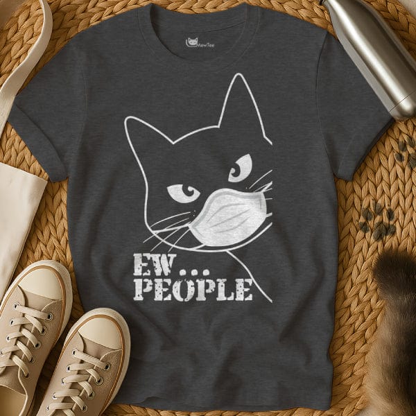 MewTee Dark Heather / S Ew People T Shirt | Cat Tee
