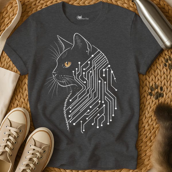 MewTee Dark Heather / S Future Cat Tee