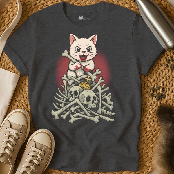MewTee Dark Heather / S Killer Cat Tee