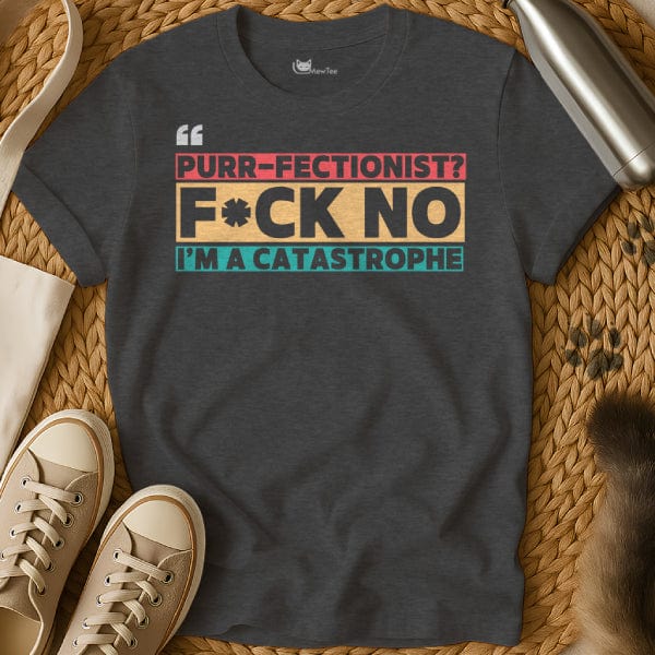 MewTee Dark Heather / S Perfection Shirt | Cat Tee