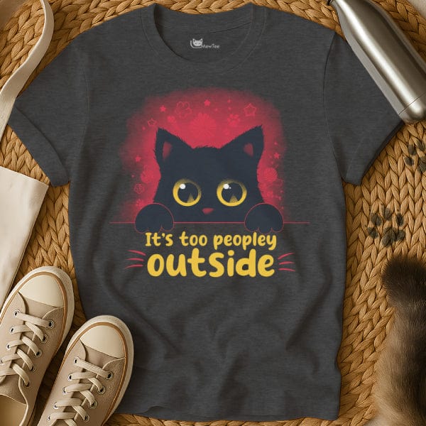 MewTee Dark Heather / S Too Peopley Meme Shirt