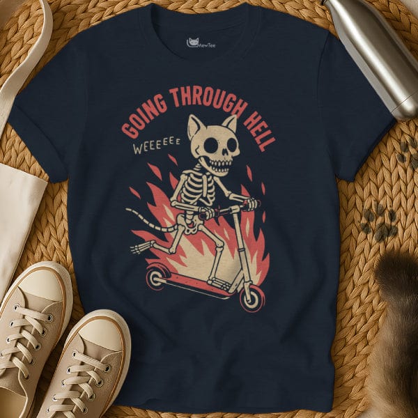MewTee Going Through Hell | Cat Tee