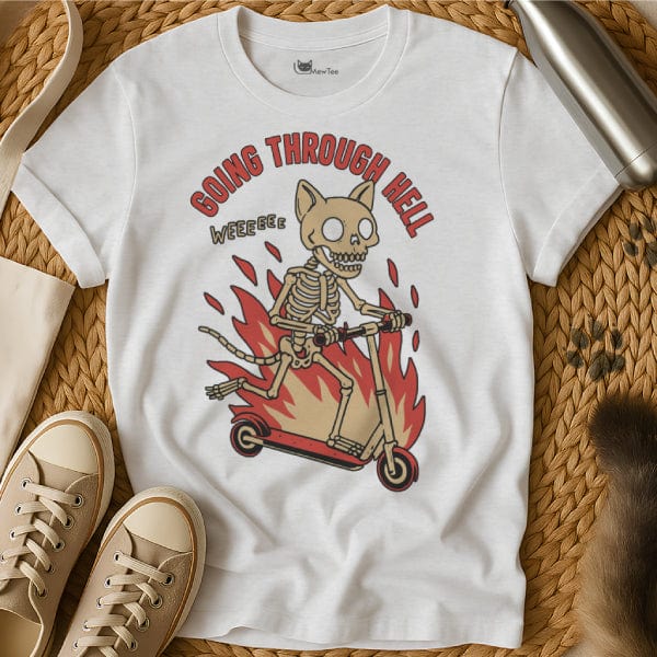 MewTee Going Through Hell | Cat Tee