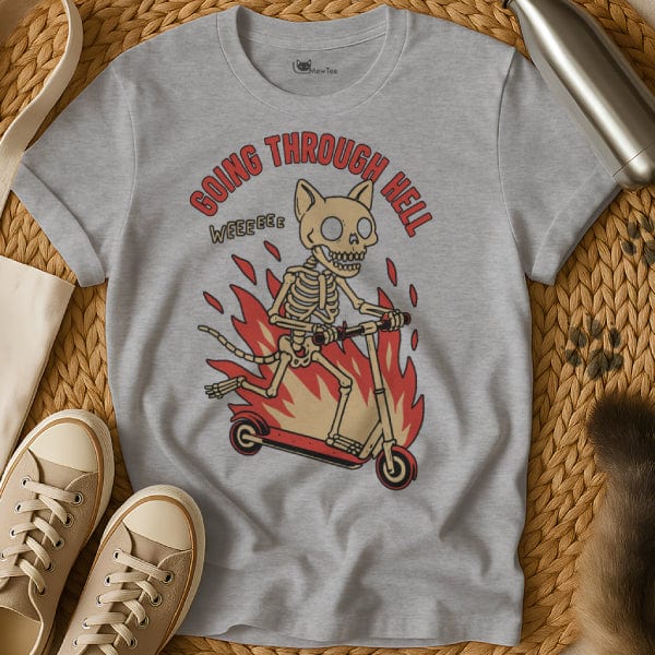 MewTee Going Through Hell | Cat Tee