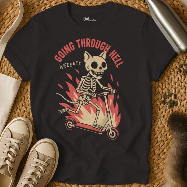 MewTee Going Through Hell | Cat Tee