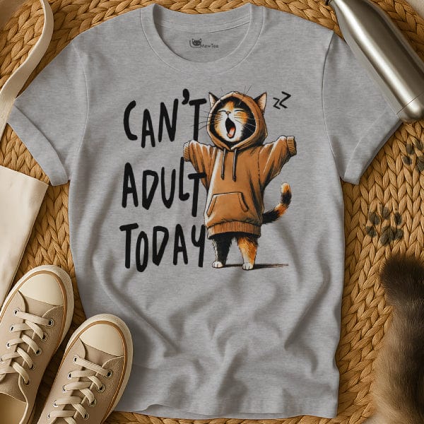 MewTee Gray / S Adulting Shirt