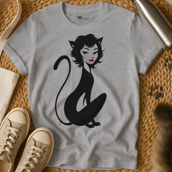 MewTee Gray / S Cat Lady Shirt | Cat Tee