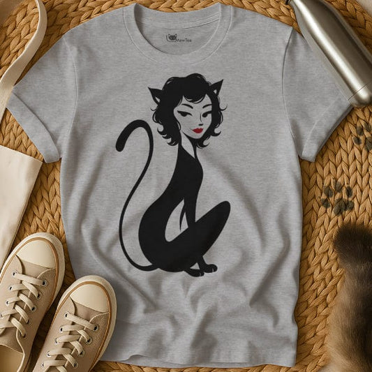 MewTee Gray / S Cat Lady Shirt | Cat Tee