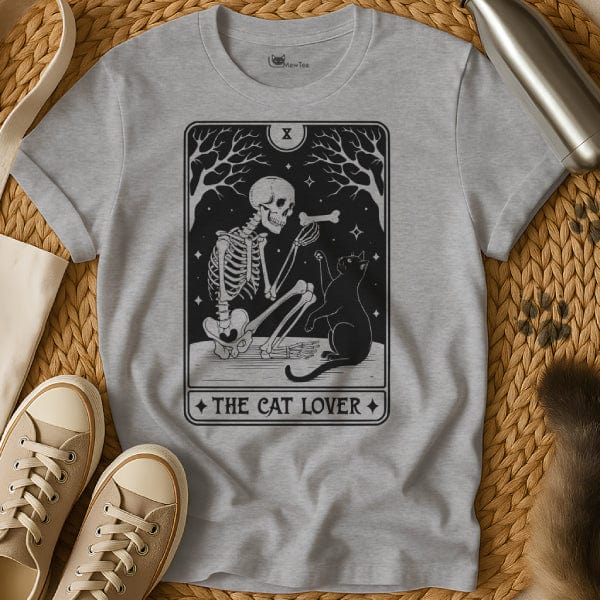 MewTee Gray / S Cat Lover T Shirt | Cat Tee