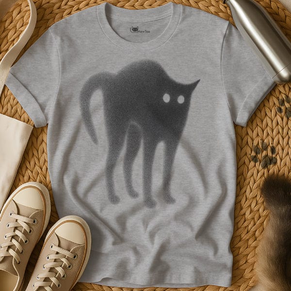 MewTee Gray / S Cat Printed Shirt | Cat Tee