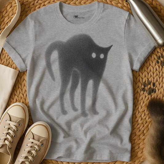 MewTee Gray / S Cat Printed Shirt | Cat Tee