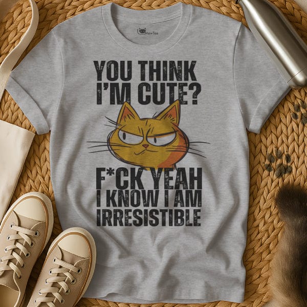 MewTee Gray / S Cat Shirt Funny | Cat Tee