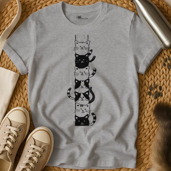 MewTee Gray / S Cat Tree Shirt | Cat Tee