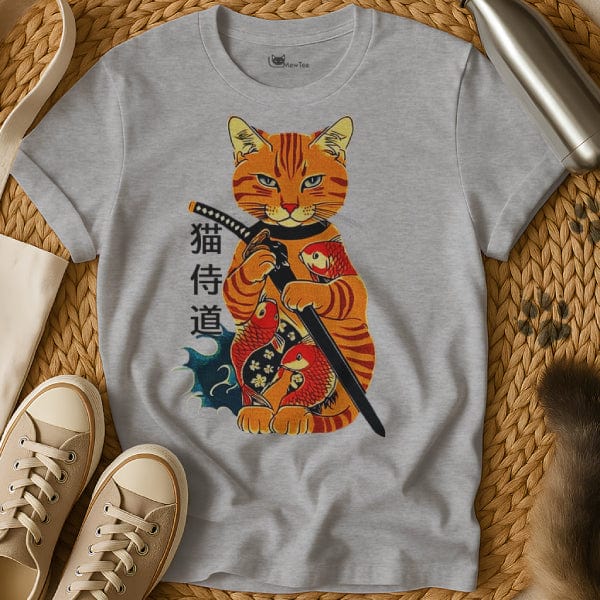 MewTee Gray / S Catana Shirt | Cat Tee