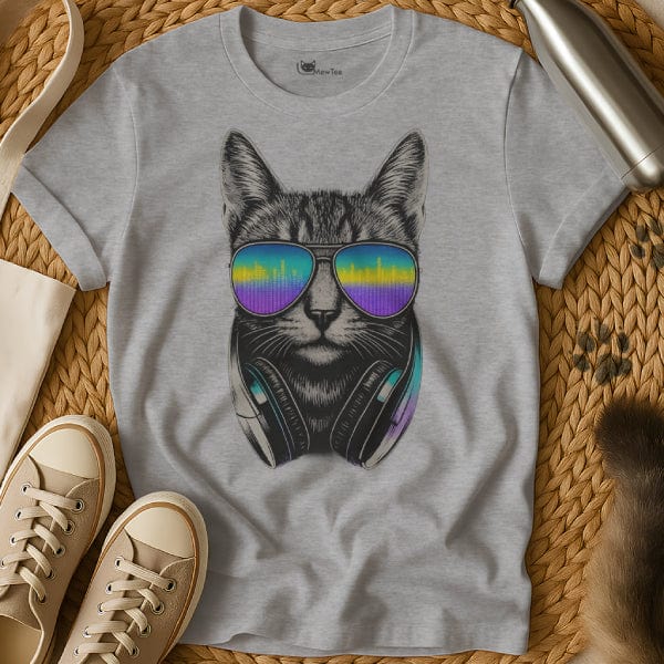 MewTee Gray / S Cool Cat Shirt | Cat Tee