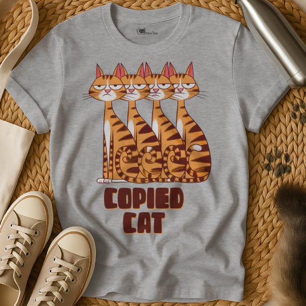MewTee Gray / S Copy Paste Shirt | Cat Tee