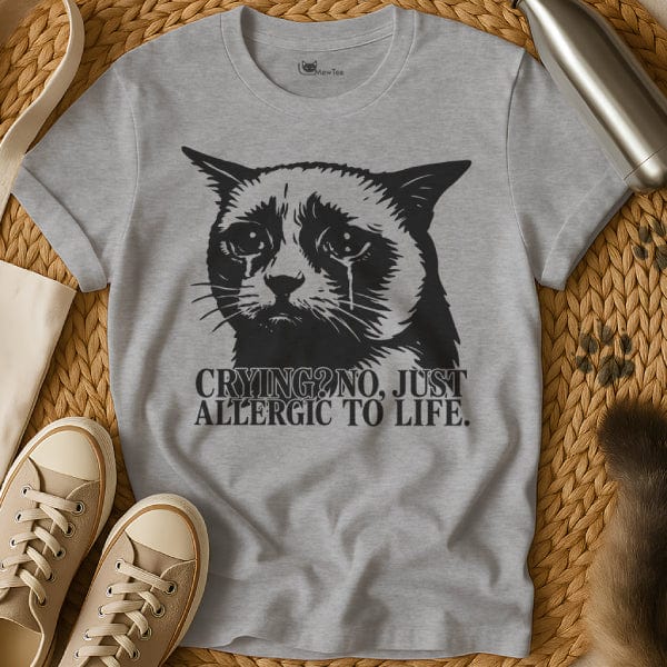 MewTee Gray / S Crying Shirt