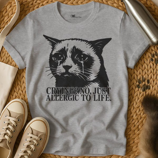 MewTee Gray / S Crying Shirt