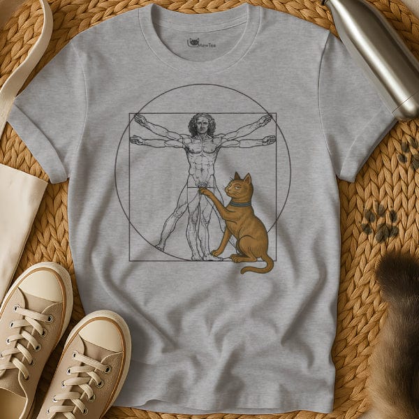 MewTee Gray / S Da Vinci T Shirt