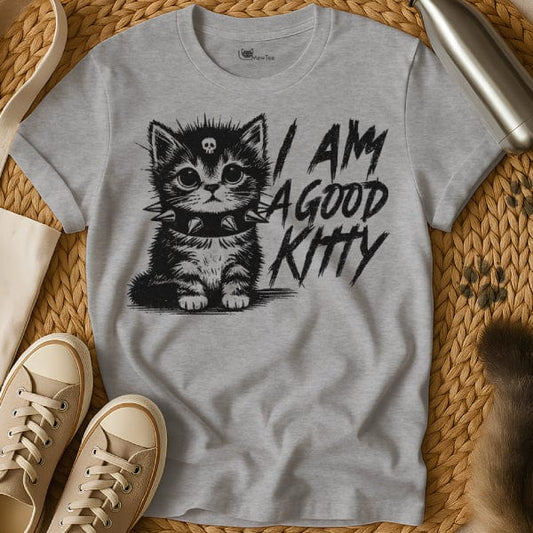 MewTee Gray / S Good Kitty Shirt
