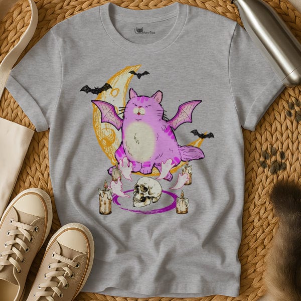 MewTee Gray / S Goth Cat Shirt | Cat Tee