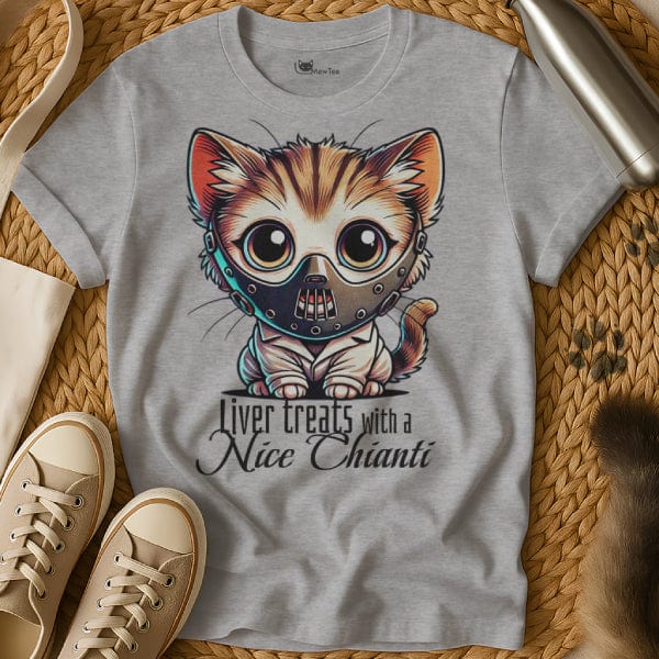 MewTee Gray / S Hannibal Shirt | Cat Tee