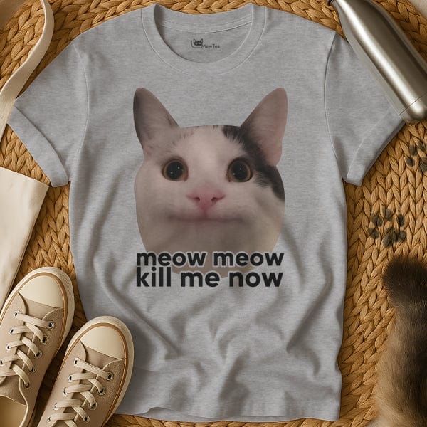 MewTee Gray / S Kill Me Shirt