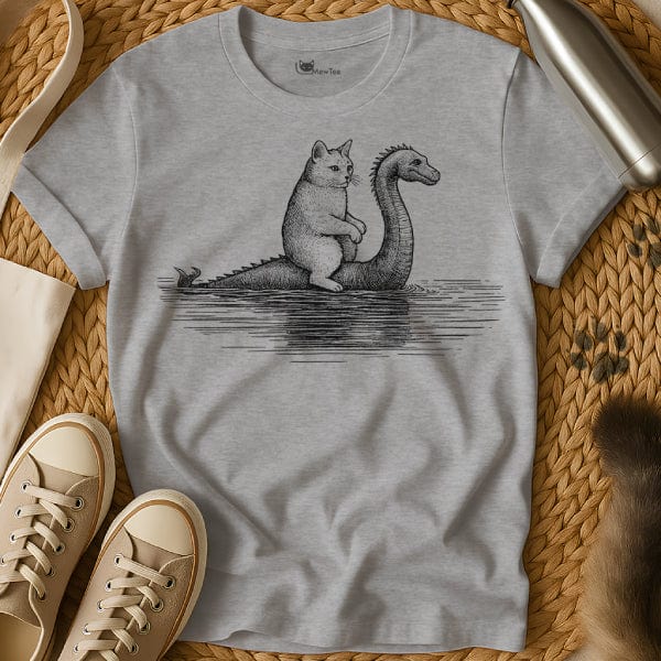 MewTee Gray / S Loch Ness Monster T Shirt